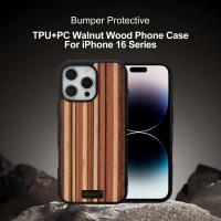 Phone-Cases-for-iPhone-16-pro-max-Magnetic-Wood-Case-Unique-Classy-Shockproof-Protective-Cover-Compatible-with-MagSafe-Magnetic-Charging-Color-Wood-10
