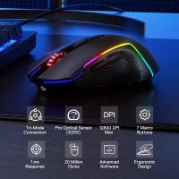 Redragon-M693-LIT-Wireless-Gaming-Mouse-12800-DPI-Mice-w-3-Mode-Connection-BT-2-4G-Wireless-7-Macro-Buttons-Reliable-Power-Capacity-7