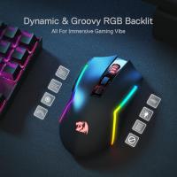 Redragon-M693-LIT-Wireless-Gaming-Mouse-12800-DPI-Mice-w-3-Mode-Connection-BT-2-4G-Wireless-7-Macro-Buttons-Reliable-Power-Capacity-9