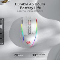 Redragon-M991-Wireless-Gaming-Mouse-26000-DPI-3-Mode-Gamer-Mice-Rapid-Fire-Key-9-Macro-Buttons-Powerful-Capacity-and-RGB-Backlight-White-6