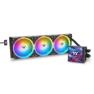 Thermaltake MAGFloe 420 Ultra 420mm ARGB AIO Liquid Cooler - Black (CL-W451-PL14SW-A)