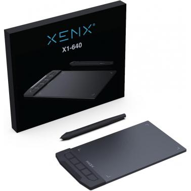 XENX X1-640 Ultra-thin Graphic Drawing Tablet 6x4 inch with 8192 Pressure Levels Battery-Free Pen for Digital Art, Design, E-learning/Online Classes