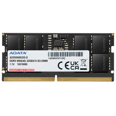 ADATA 32GB (1x32GB) AD5S560032G-S 5600MHz SODIMM DDR5 RAM - Umart