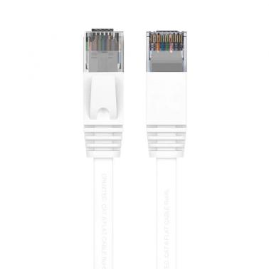 Cruxtec CAT6 UTP Flat Ethernet Cable - 20m White (FC6-200-WH)