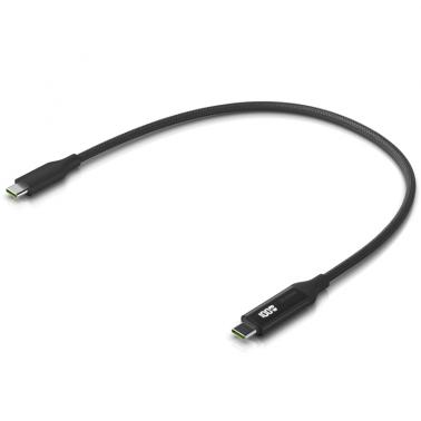 Ubiquiti USB-C Cable with Charge Display 0.3m (UACC-Cable-USB-100W-0.3M-BK)