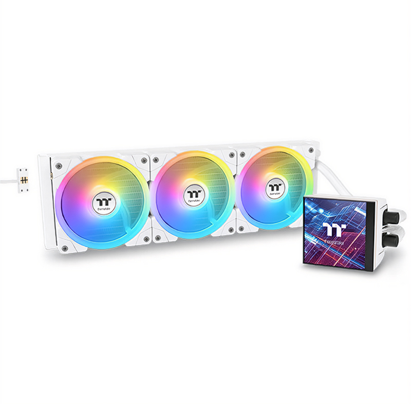 Thermaltake MAGFloe 360 Ultra 360mm ARGB AIO Liquid Cooler - Snow (CL-W433-PL12SW-A)