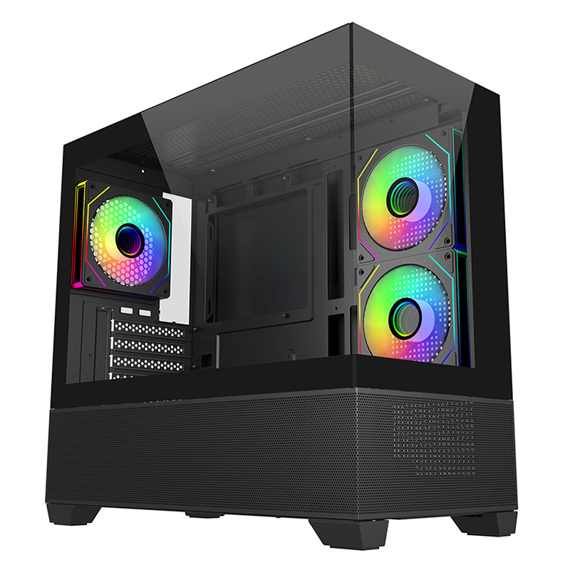 Cooler Master Elite 490 ARGB mATX Case - Black (E490-KHNN-S00)