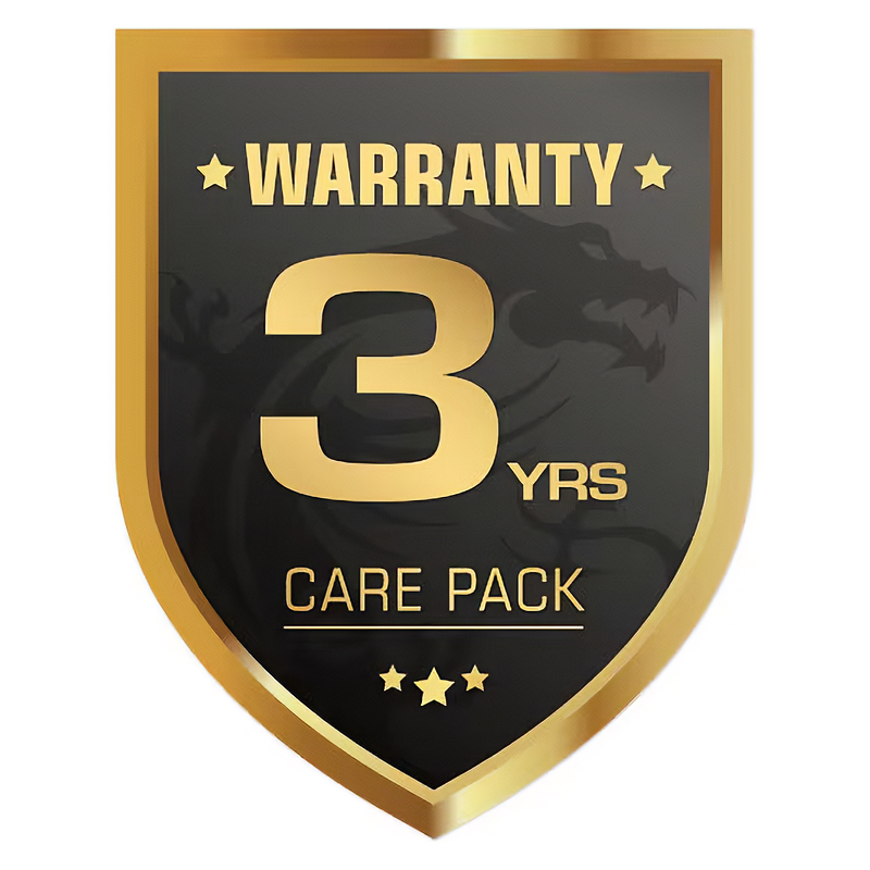 MSI Care Pack 3 Year On-Site Warranty for 1 Year Standard Notebooks (Y06-Z390003-MSI)