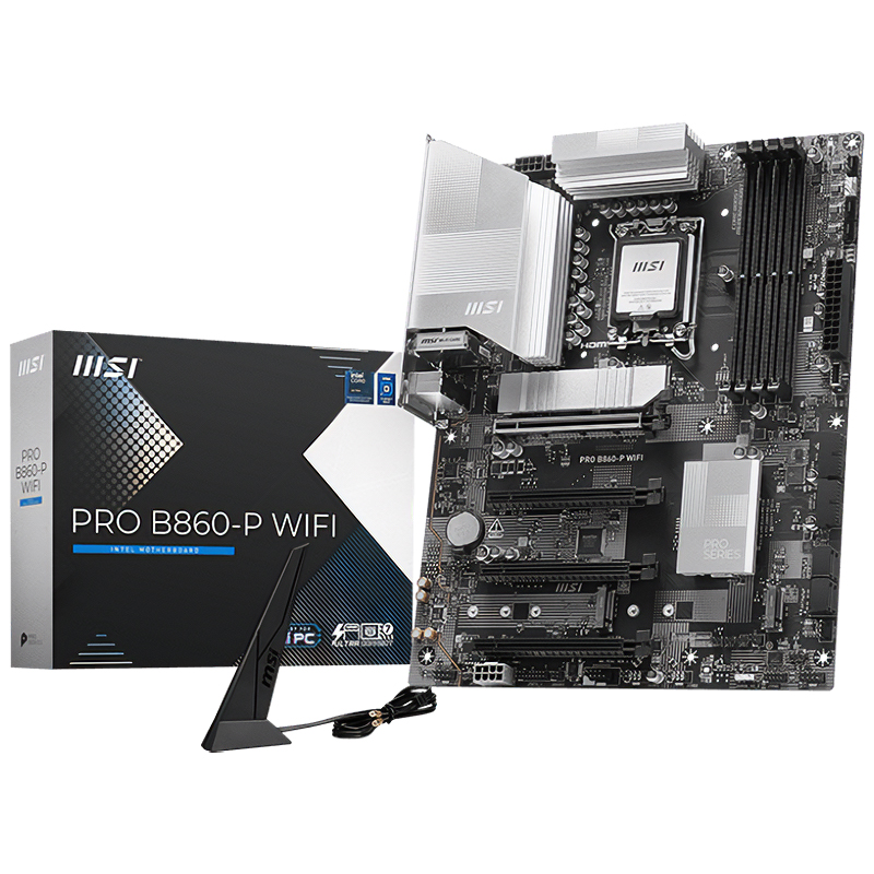 MSI PRO B860-P WIFI LGA 1851 DDR5 ATX Motherboard (PRO B860-P WIFI)