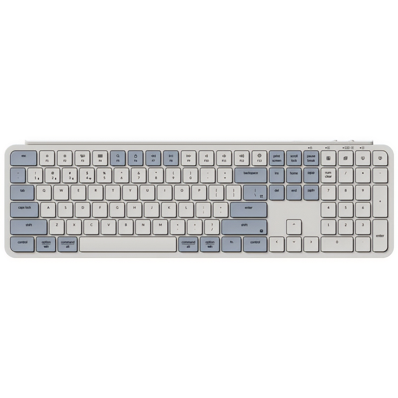 Keychron B6 Pro Ultra-Slim Wireless Keyboard - Retro Blue (KBKCB6PK11)