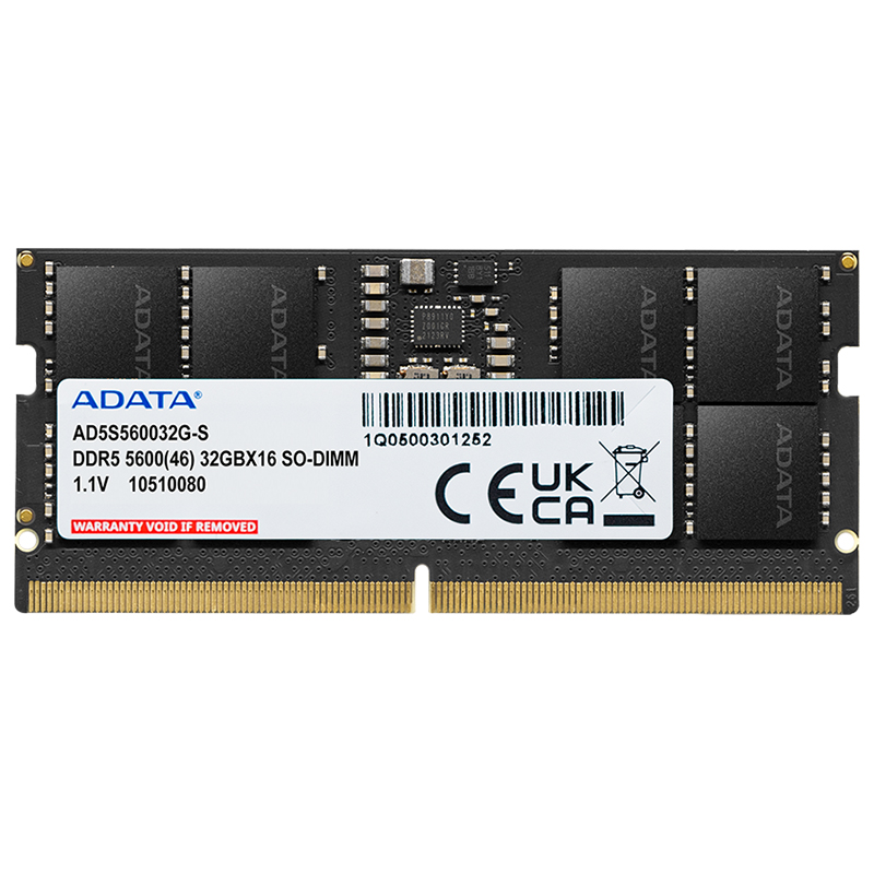 ADATA 32GB (1x32GB) AD5S560032G-S 5600MHz SODIMM DDR5 RAM - Umart