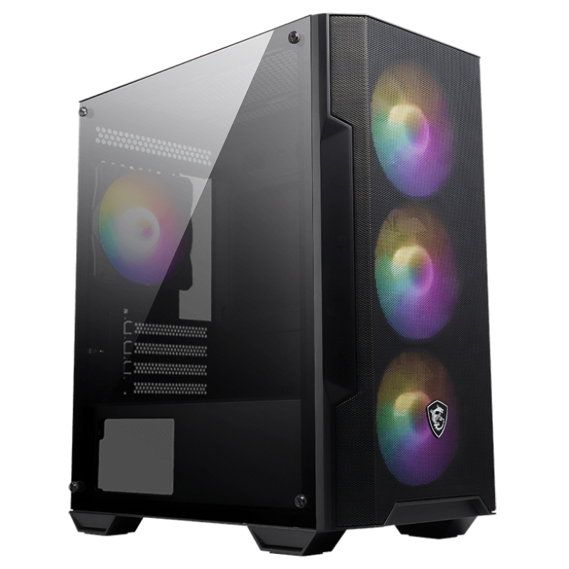 MSI MAG Forge M100A mATX Case - Black (MAG FORGE M100A)