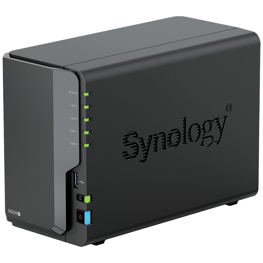Synology DiskStation 2-Bay 3.5in Diskless NAS (DS225+)