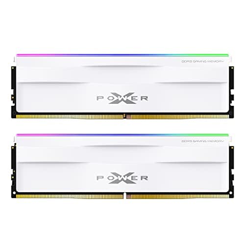Silicon Power XPOWER Zenith 32GB (2x16GB) CL36 RGB DDR5 6000MHz Gaming Memory Supports Intel XMP/AMD EXPO UDIMM Desktop PC Computer RAM Memory, White