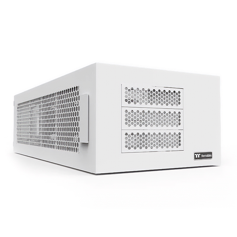 Thermaltake AX100 Steel Pedestal Case - Snow (CA-11C-00D6NN-00)