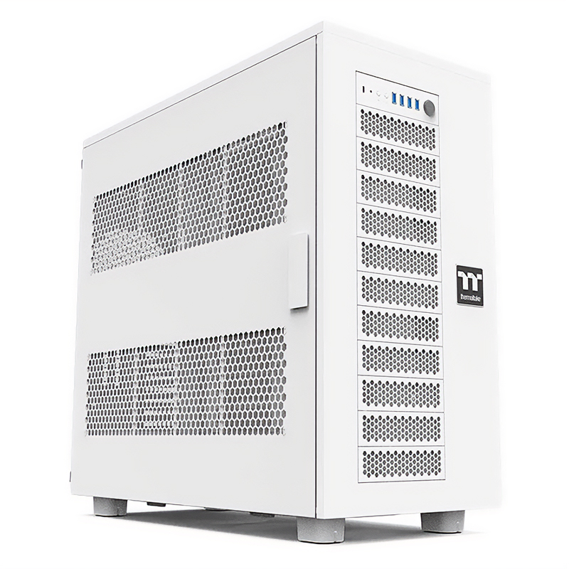 Thermaltake AX700 Super Tower XL-ATX Case - Snow (CA-11B-00F6NN-00)