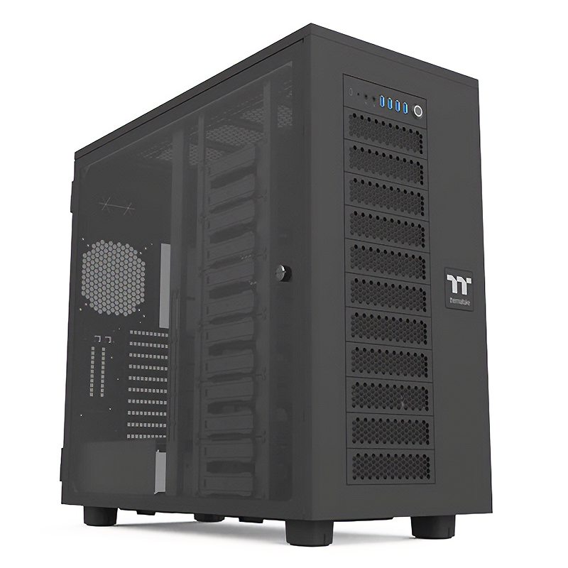 Thermaltake AX700 TG Super Tower XL-ATX Case - Black (CA-11B-00F1WN-00)