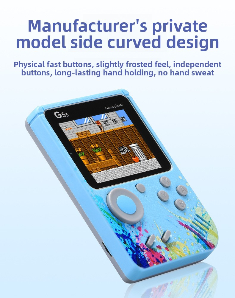Portable handheld game console, childhood nostalgia, two person retro, can be connected to a TV game console - G5-3.0 Singles
