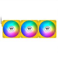 Thermaltake CT120 EX 120mm Standard Blades ARGB 4-Pin PWM Bumblebee Fan - 3 Pack (CL-F215-PL12BB-A)