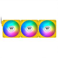Thermaltake CT140 EX Reverse Blades ARGB 140mm PWM Bumblebee Fan - 3 Pack (CL-F227-PL14BB-A)