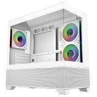 Cooler Master Elite 490 ARGB mATX Case - White (E490-WHNN-S00)