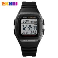 Smart-Watches-Outdoor-sports-5-sets-of-alarm-clocks-waterproof-multifunctional-dual-time-student-electronic-watch-1278-gray-2