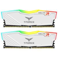 Team 16GB (2x8GB) TF4D416G3200HC16FDC01 T-Force Delta RGB 3200MHz DDR4 RAM - White