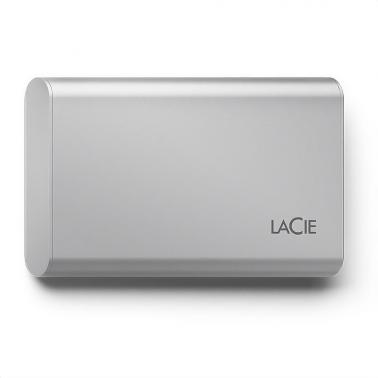LaCie 2TB USB-C Portable External SSD - Moon Silver (STKS2000400)