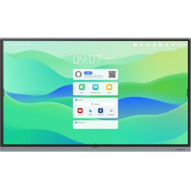 Maxhub E2 65in 4K UHD A55 Mali-G52 MP2 64GB ROM 8GB RAM Android OS Interactive Touch Display (E6521)