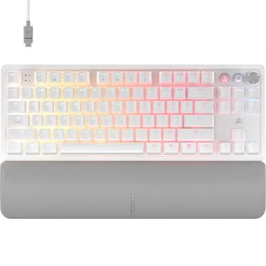 Corsair K70 PRO TKL High-Performance RGB Wired Magnetic Gaming Keyboard White - MGX Switch (CH-911921G-NA)