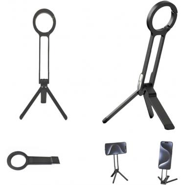 Magnetic Phone Tripod Stand for iPhone - Aluminium Maglock Smartphone Mini Tripod Pocket Cell Phone Stand Strong Magnet Quick Mount