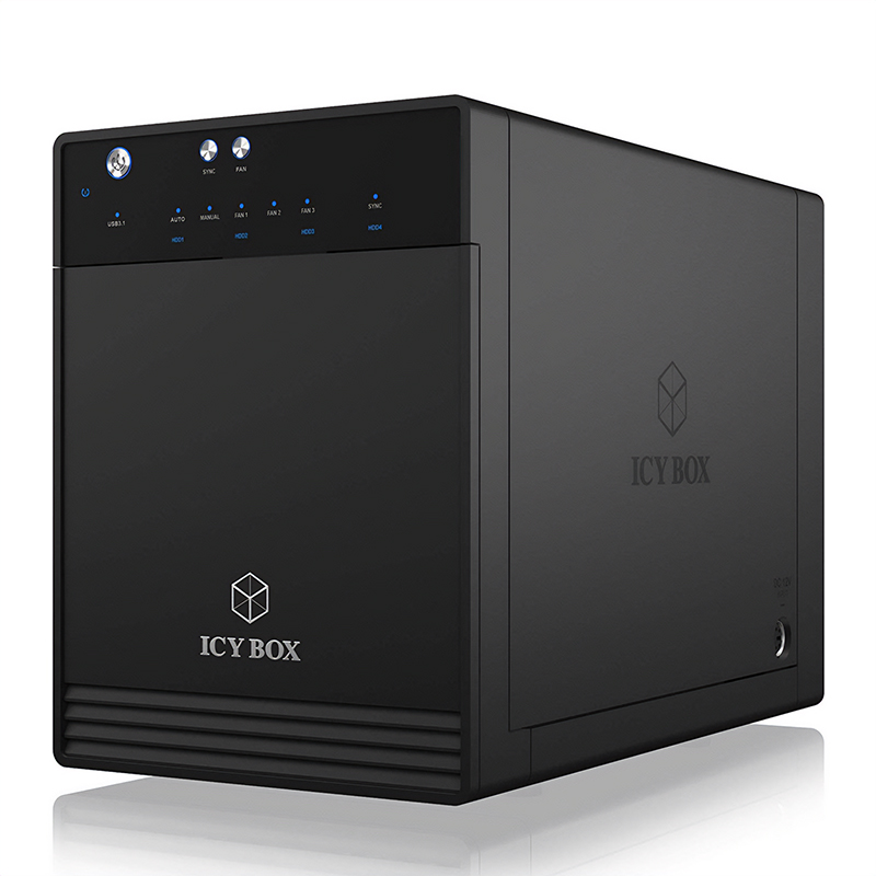 ICY BOX 4 Bay HDD or SSD Enclosure (IB-3740-C31)