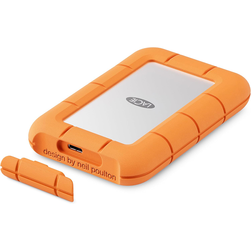 LaCie 1TB Rugged Mini USB-C Portable SSD (STMF1000400)