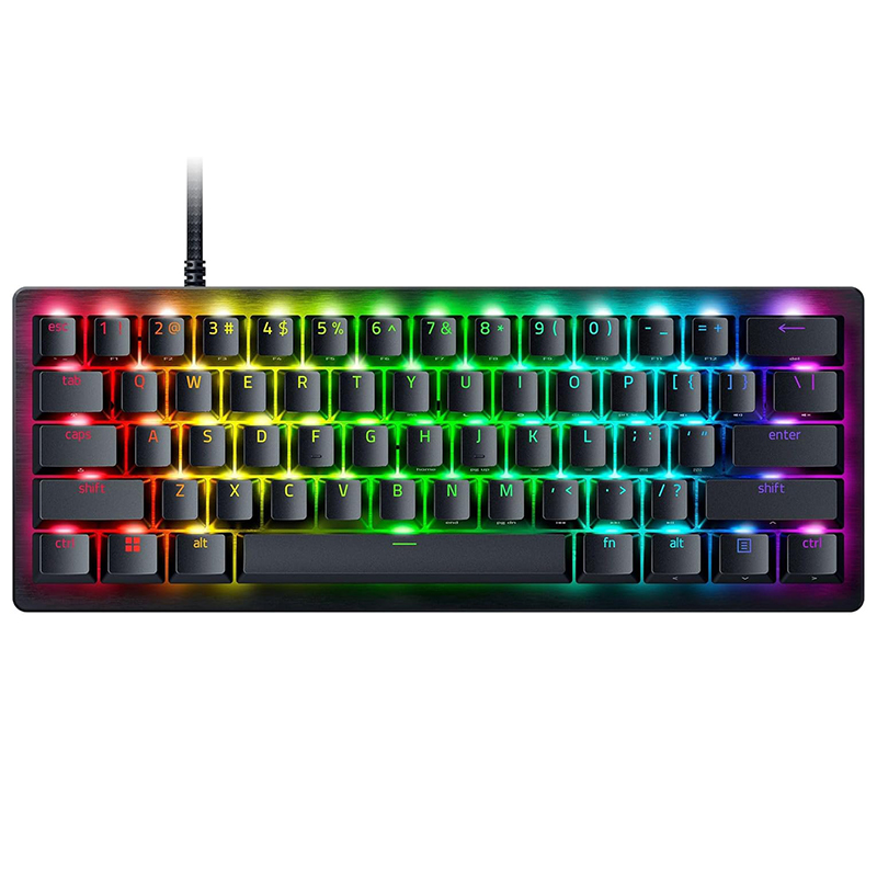 Razer Huntsman V3 Pro Mini RGB 60% Wired Optical Esports Keyboard Black - Analog Optical Switch FRML (RZ03-04990100)