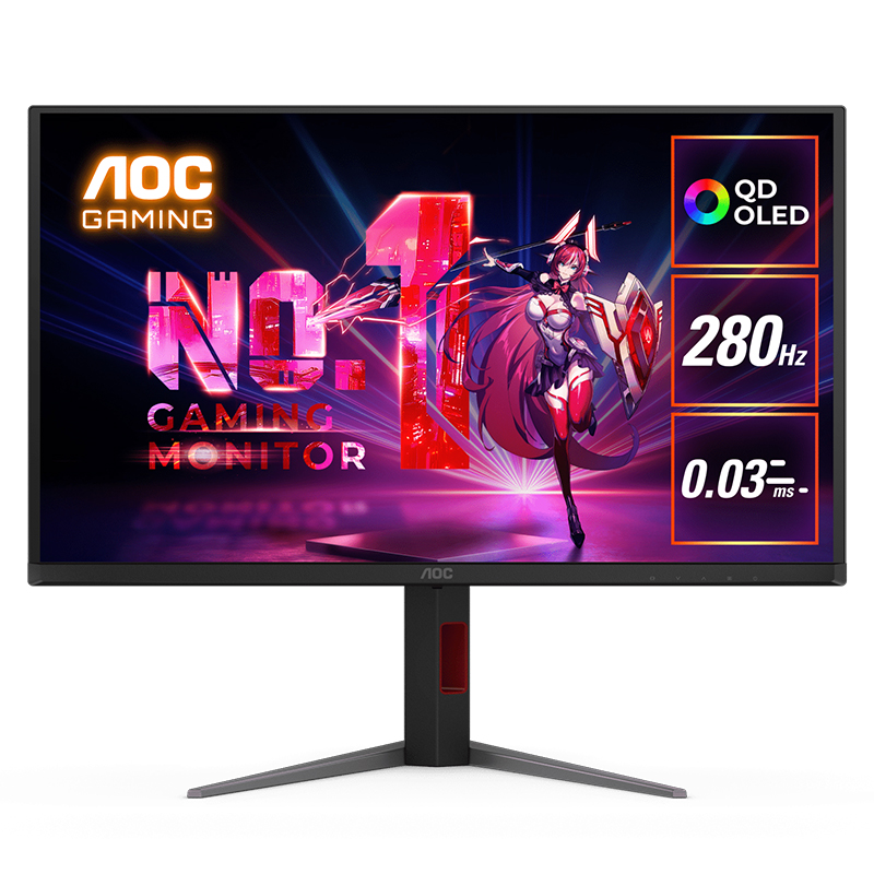 AOC Q27G4ZD QD-OLED 26.5型 280Hz Monitors-AOC-26-5in-QHD-QD-