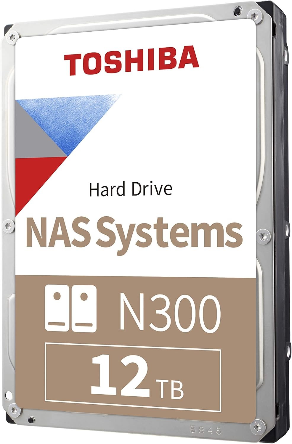 Toshiba 12TB NAS Internal Hard Drive HDD – CMR 3.5 Inch SATA 6Gb/s 7200 RPM 512MB Cache for RAID Network Attached Storage (HDWG51CAZSTA)
