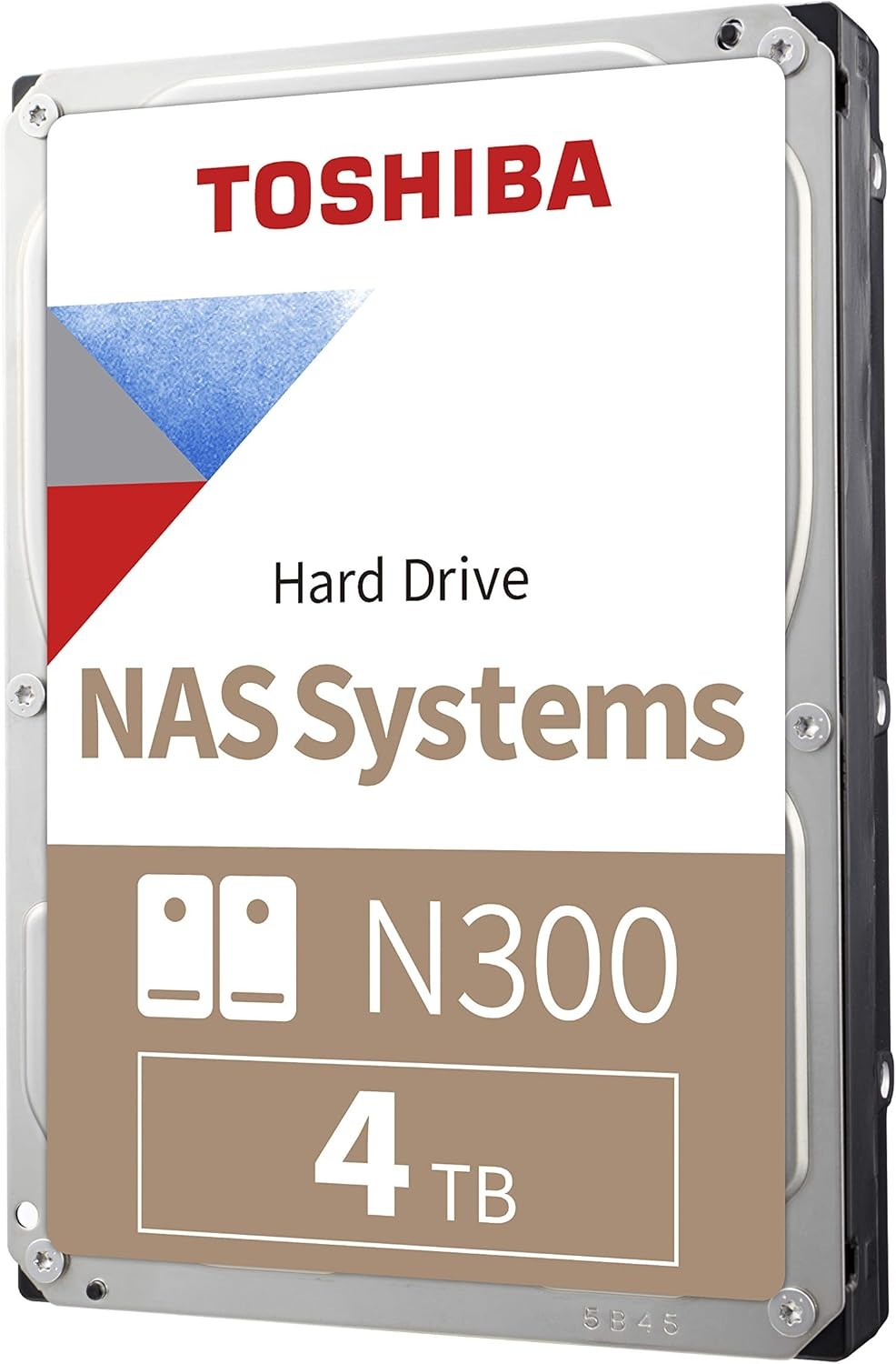 Toshiba 4TB NAS Internal Hard Drive HDD – CMR 3.5 Inch SATA 6Gb/s 7200 RPM 512MB Cache for RAID Network Attached Storage (HDWG740AZTC)