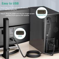 Display-Adapters-4K-DisplayPort-to-HDMI-Cable-Adapter-6FT-High-Speed-1440P-60Hz-1080P-120Hz-Uni-Directional-DP-to-HDMI-Cord-Compatible-for-Dell-HP-4