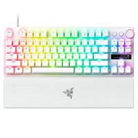 Razer Huntsman V3 Pro Tenkeyless RGB Wired Optical Esports Keyboard White - Analog Optical Switch (RZ03-04981700)