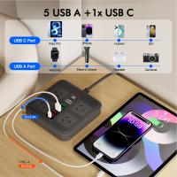 Powerboards-and-Adapters-Powerboard-USB-10in1-Power-Board-with-Surge-Protection-Smart-USB-C-Power-Board-with-4-Outlets-Wall-Mountable-Powerboard-with-2M-Power-Extension-Black-3