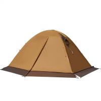 MOBI GARDEN Cold Mountain 3 PLUS Tent with Extended Snow Skirt and Windproof Design, Suitable for 1-3 People - SAND