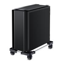 Computer Tower Stand - Adjustable PC Stand for Most Desktop Towers - Elevate and Organize Your Desktop - Mobile CPU PC Holder Cart Riser Printer