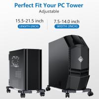 USB-Hubs-Computer-Tower-Stand-Adjustable-PC-Stand-for-Most-Desktop-Towers-Elevate-and-Organize-Your-Desktop-Mobile-CPU-PC-Holder-Cart-Riser-Printer-3