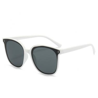 Unisex White Frame Sunglasses