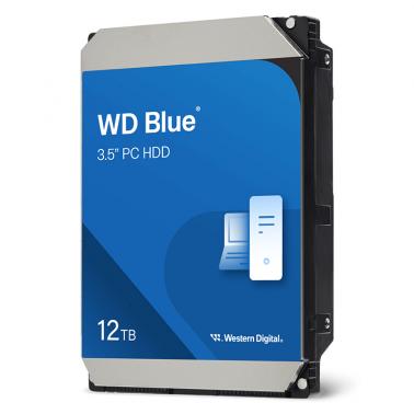 Western Digital 12TB Blue 3.5in SATA 7200 RPM Desktop Hard Drive (WD120EAGZ)