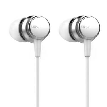 UiiSii HM9C In-Ear Type-C Heavy Bass In-Line Music Call Earphones - White