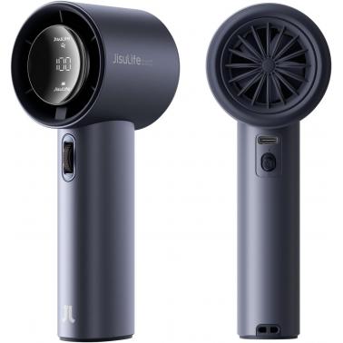 JISULIFE PRO1 Handheld Fan,3600mAh Battery Rechargeable,Brushless Motor,Speed(1-100) Adjustable,Digital Display,Travel/Camping-Blue