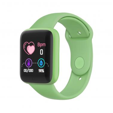 Y68 Macaron Smart Bracelet D20 Macaron New Multi-Function Bluetooth Watch - D20 green