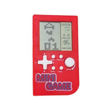 Tetris game console toy, children's nostalgic retro handheld game console - Vertical 3-inch red screen