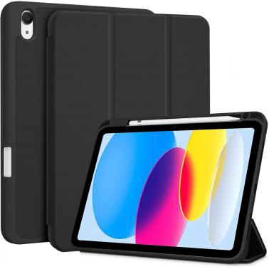 Case for iPad (A16) 11th Generation 11 Inch 2025/ iPad 10th Generation 10.9 Inch 2022 Case with Pencil Holder, Hybrid Cover with Soft TPU Back